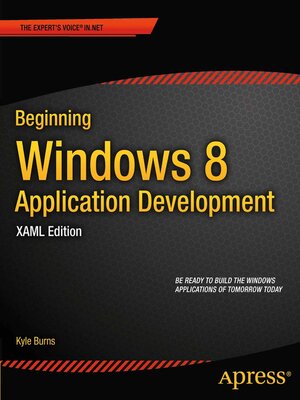 cover image of Beginning Windows 8 Application Development--XAML Edition